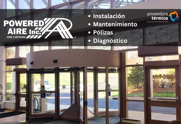 Servicio para Cortinas de Aire Powered Aire: Instalación y Mantenimiento