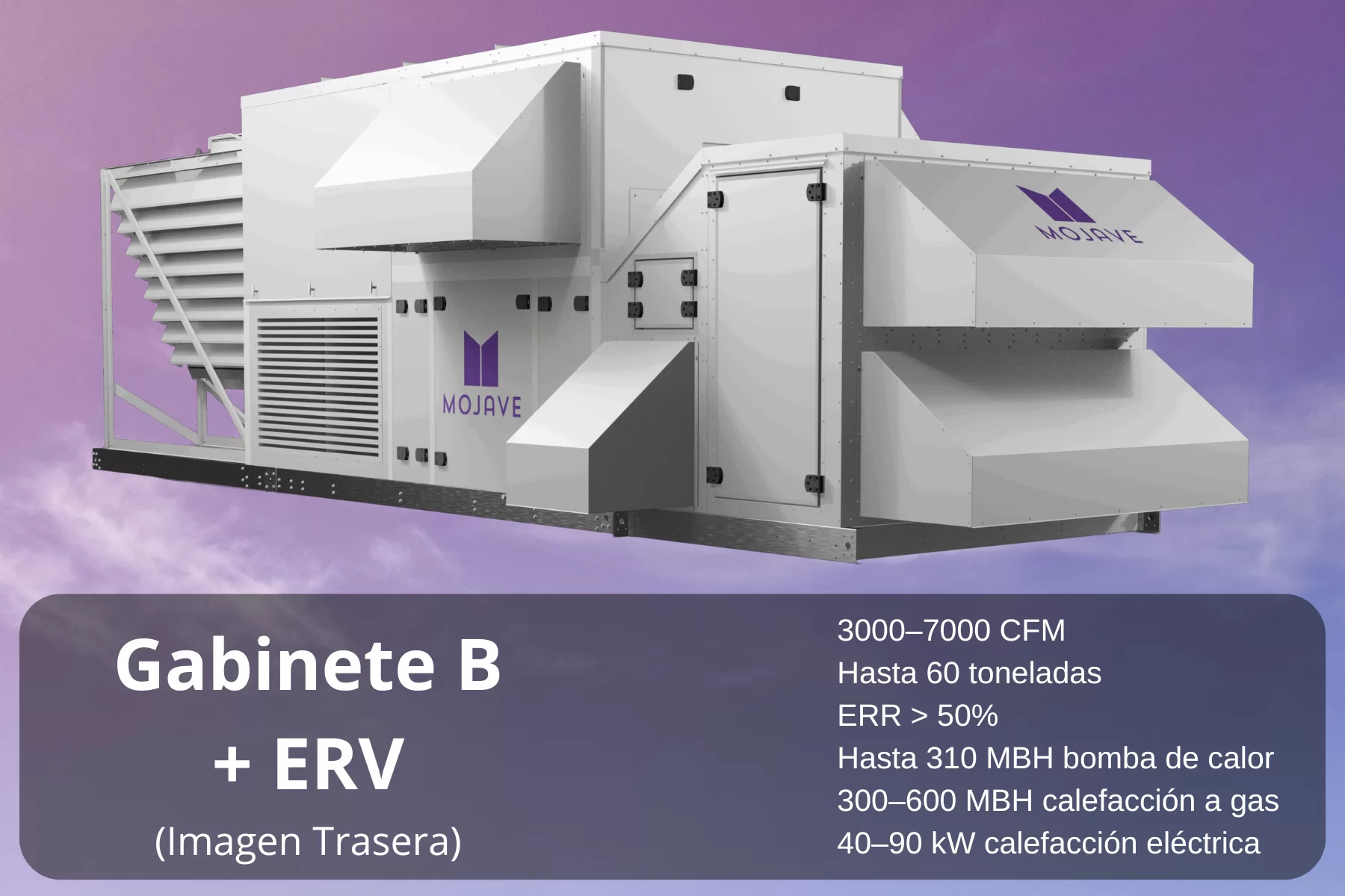 Mojave ArctiDry Gabinete B+ERV Trasero